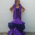 Vestido de flamenca Morado