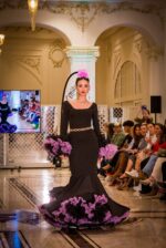 Traje de Flamenca Modelo Caracoles Liso - Imagen 6