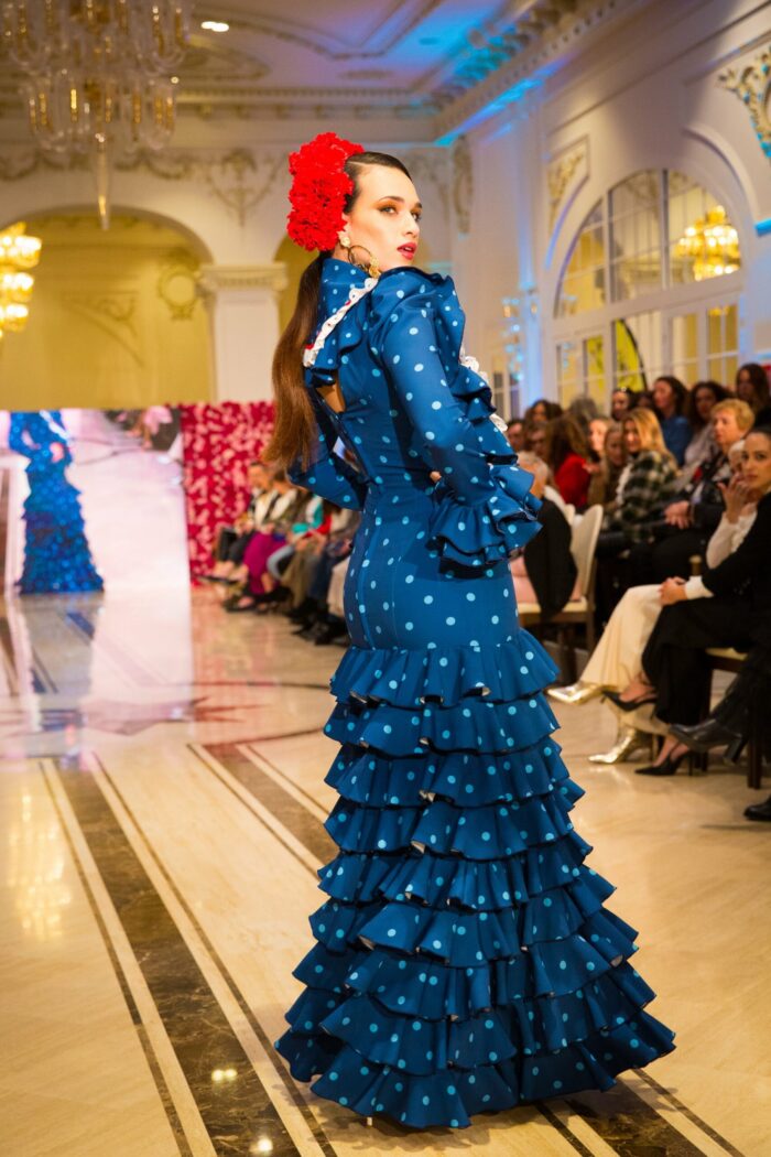 Traje de flamenca Modelo Geranio - Imagen 5