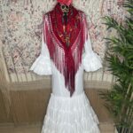 Vestido canastero plumeti algodón