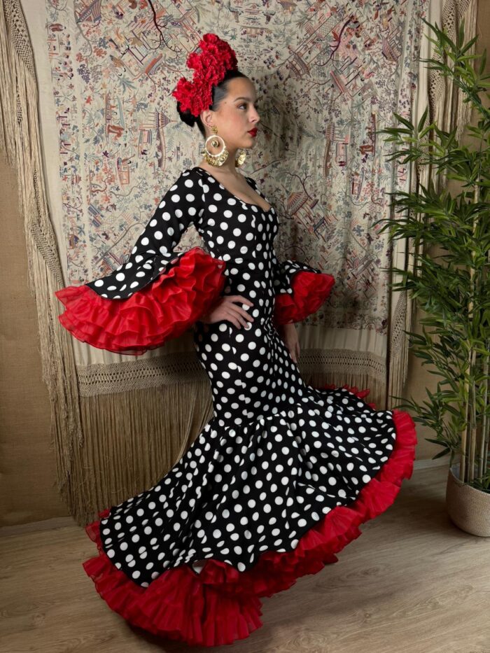 Traje de Flamenca Modelo Romance - Imagen 2
