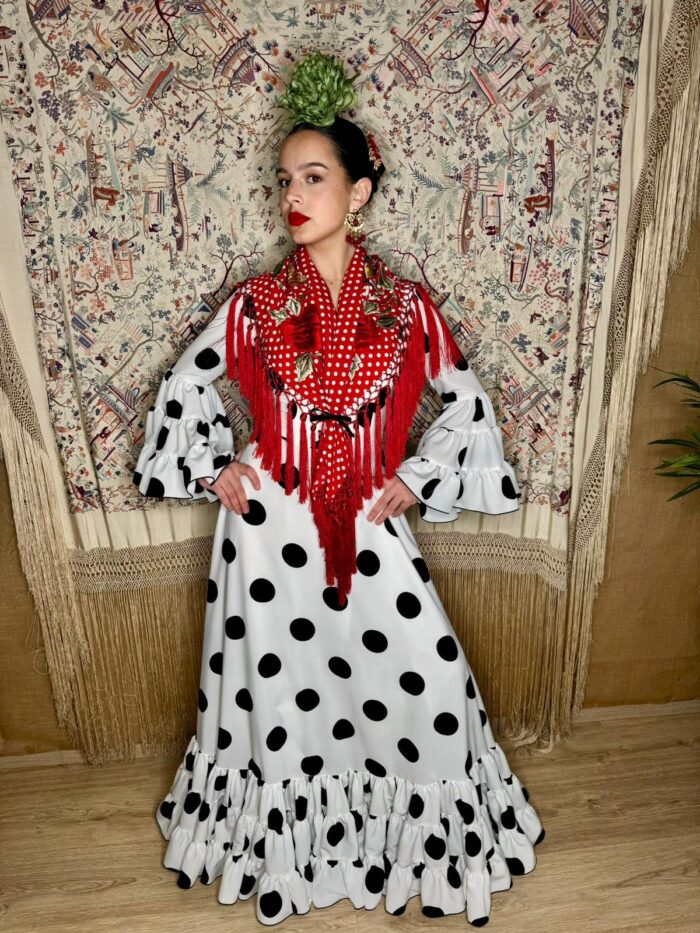 Traje de Flamenca Modelo Manguara - Imagen 3