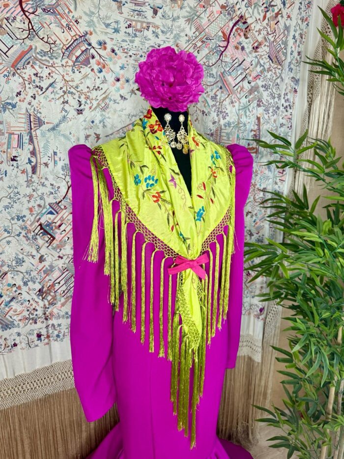 Traje de Flamenca Modelo Buganvilla - Imagen 2