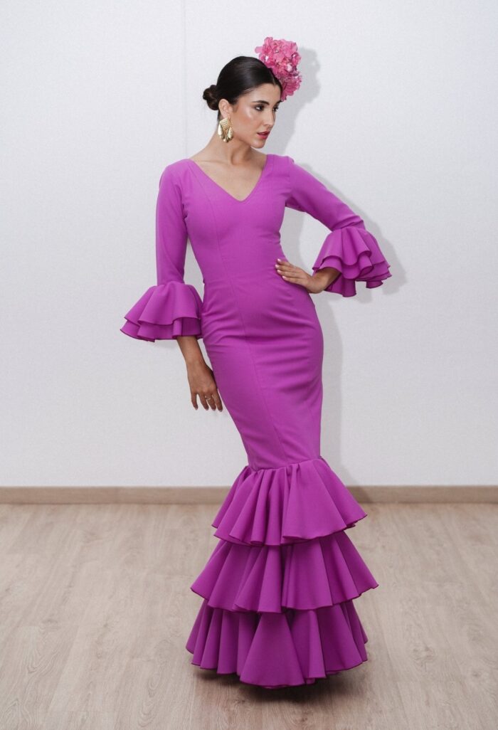 Traje de Flamenca Modelo Alosno - Imagen 2