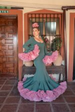 Traje de Flamenca Modelo Coral - Imagen 2