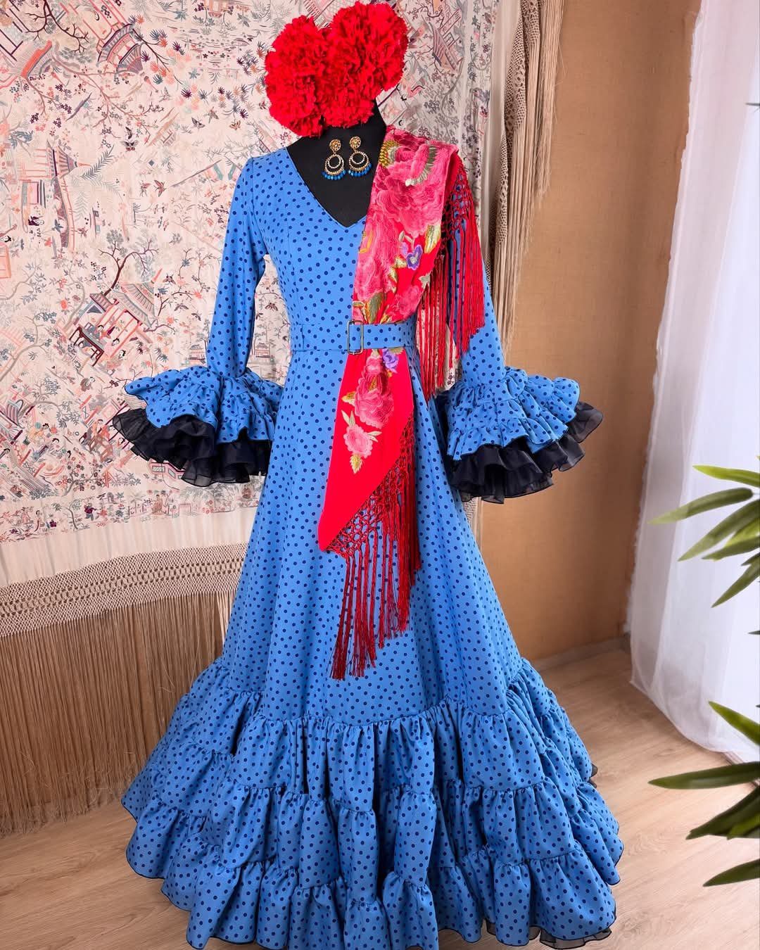 2025/03/1000738740.jpg Traje de flamenca Modelo Doñana - Imagen 1