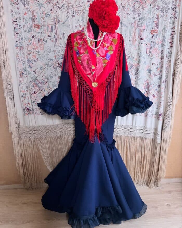 Traje de flamenca Modelo Mirabras - Imagen 2