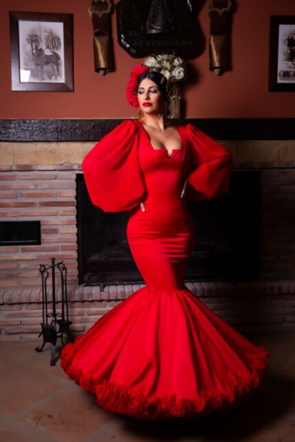 Traje de flamenca Modelo Paola