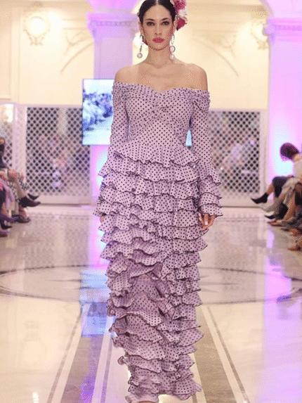 Vestido de flamenca Lavanda