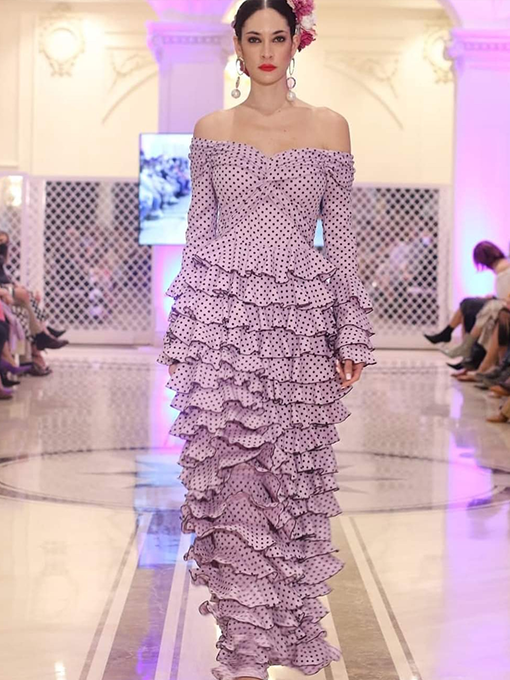 Vestido de flamenca Lavanda Vestido de flamenca Lavanda