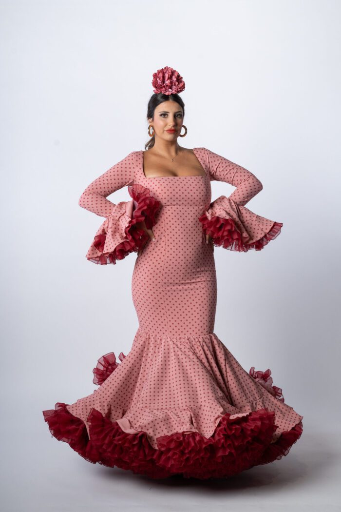 Traje de flamenca Modelo Clavelina - Imagen 5