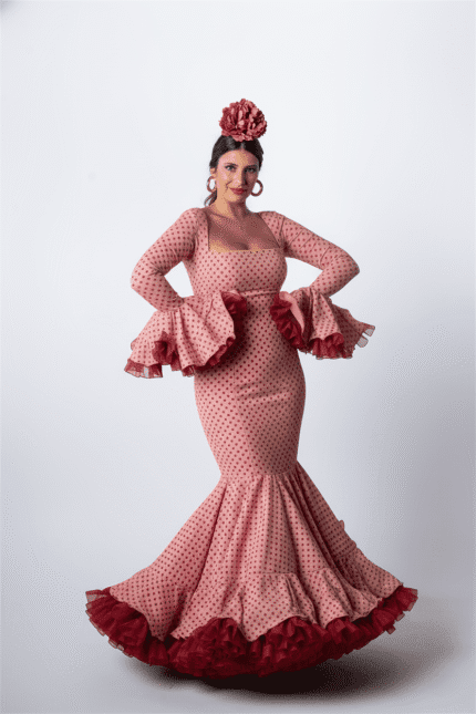traje de flamenca Modelo Clavelina