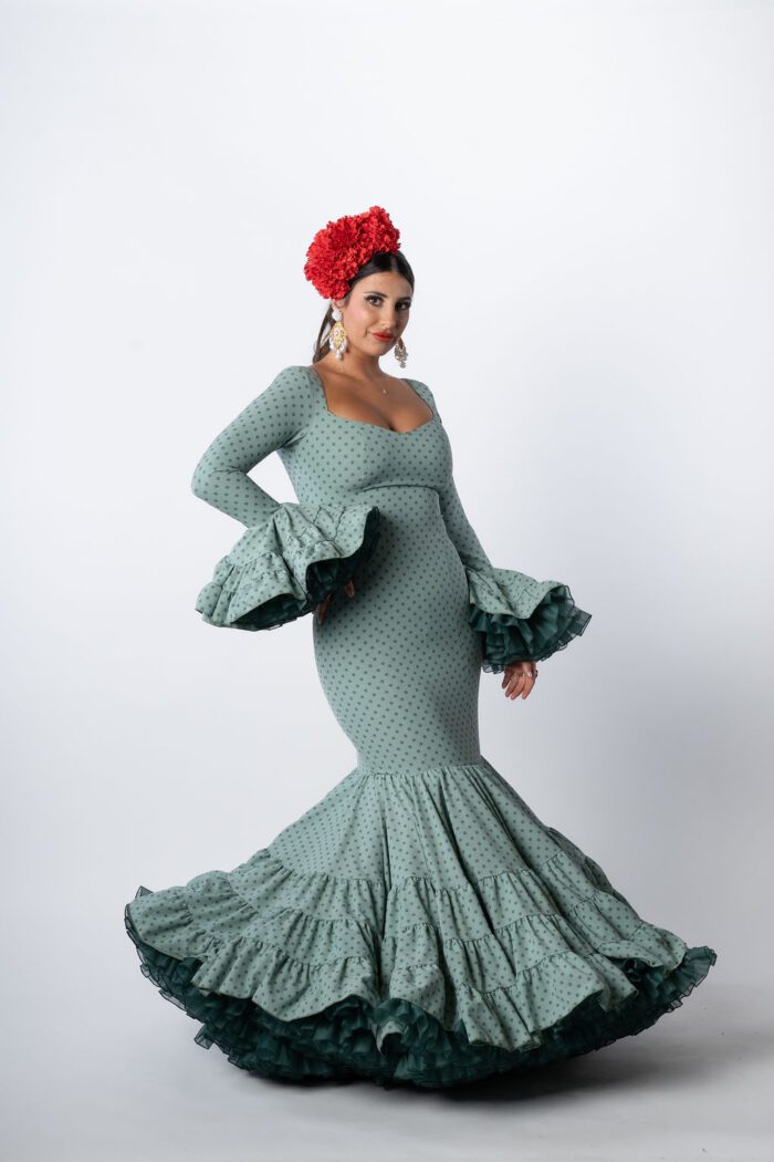 Traje de flamenca Modelo Verdial - Imagen 3