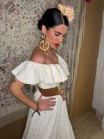 Traje de flamenca modelo Alheli - Imagen 5
