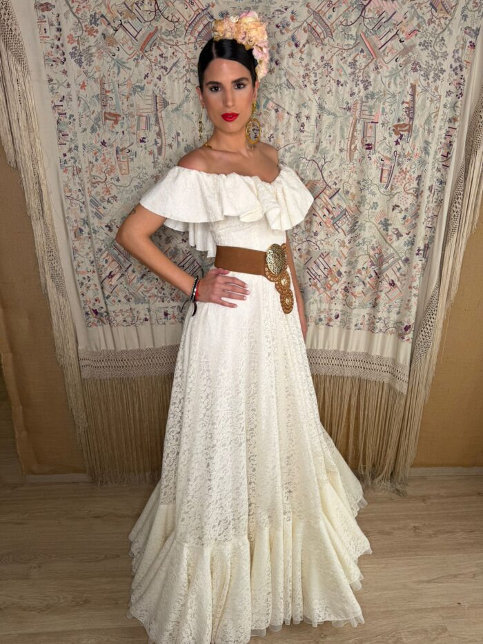 Traje de flamenca modelo Alheli - Imagen 3