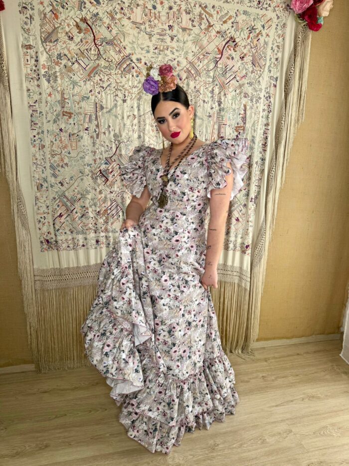 BATA ROMERIA MODELO TRIANA FLORES - Imagen 3