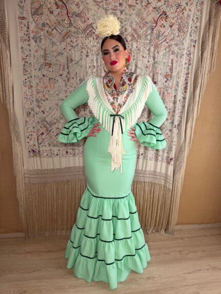 trajes de flamenca canastero