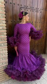 TRAJE DE FLAMENCA MODELO EMBRUJO BUGANVILLA - Imagen 2