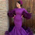TRAJE DE FLAMENCA MODELO EMBRUJO BUGANVILLA