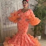 TRAJE DE FLAMENCA EMBRUJO NARANJA