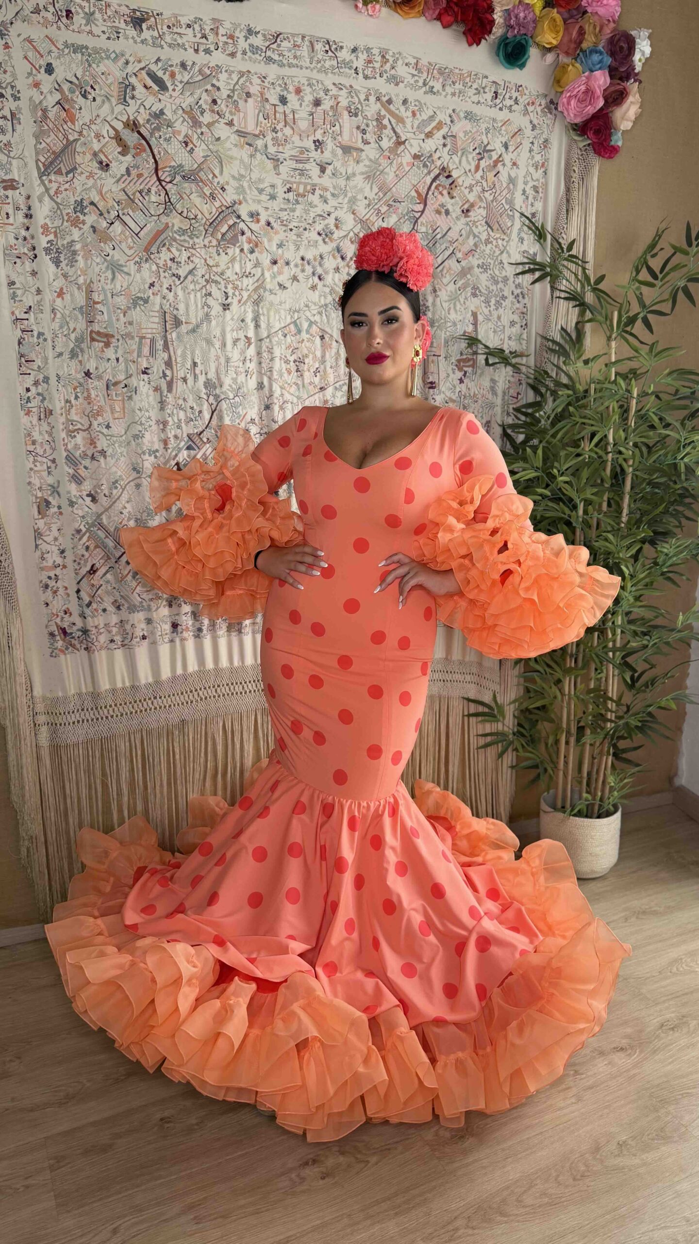 EMBRUJO NARANJA TRAJE DE FLAMENCA EMBRUJO NARANJA - Imagen 1