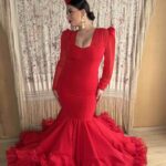TRAJE DE FLAMENCA MODELO ENSUEÑO ROJO