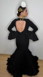 Traje de flamenca modelo Ébano - Imagen 3