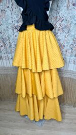 CONJUNTO DE FALDA PARA ROMERIA MODELO LUNARES - Imagen 2