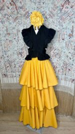 FALDA PARA ROMERIA MODELO LUNARES