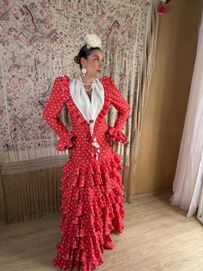 Traje de gitana modelo Geranio - Imagen 6