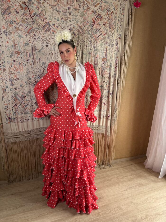 Traje de gitana modelo Geranio - Imagen 8