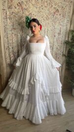 Traje de flamenca modelo Almonte - Imagen 9