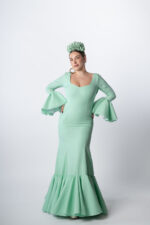 Vestido de flamenca color Menta
