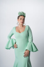 Vestido de flamenca color Menta