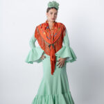 Vestido de flamenca color Menta