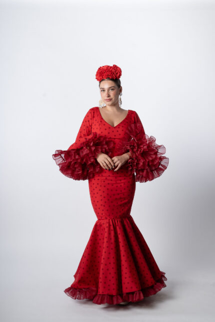 Traje de flamenca modelo Eva