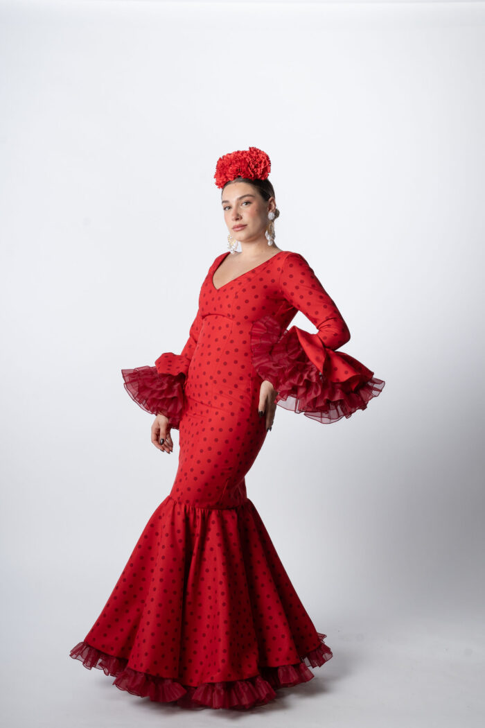 Traje de flamenca modelo Eva - Imagen 3