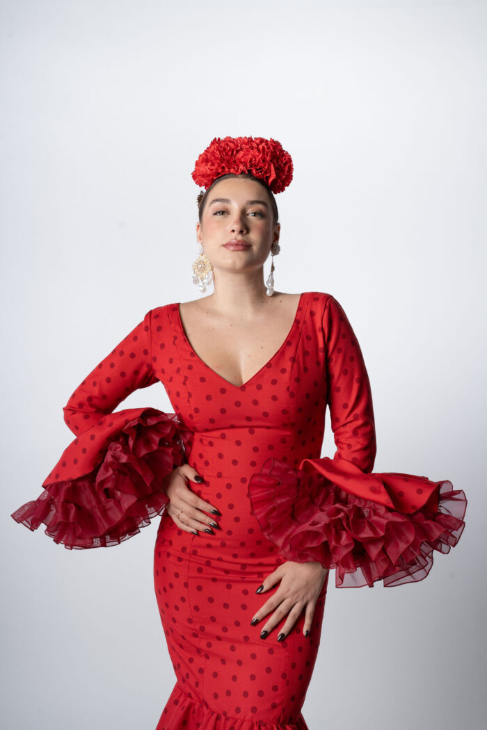 Traje de flamenca modelo Eva - Imagen 2
