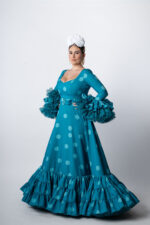 Traje de flamenca Modelo Azucena - Imagen 3