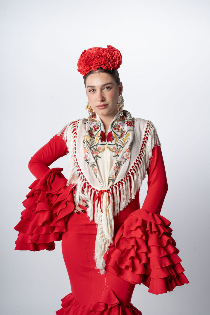 Traje de flamenca Modelo Bermeja - Imagen 2