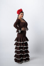 Traje de flamenca modelo Cafetin