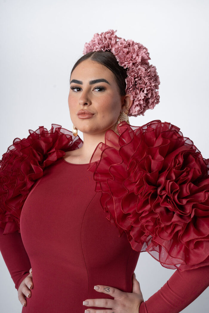 Vestido flamenco exclusivo Astrid Höhle Modelo Granela