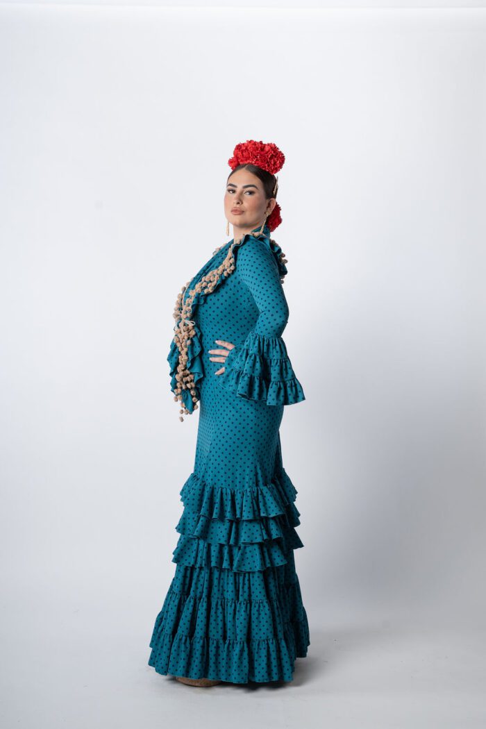 Vestido de flamenca Modelo Retama - Imagen 3