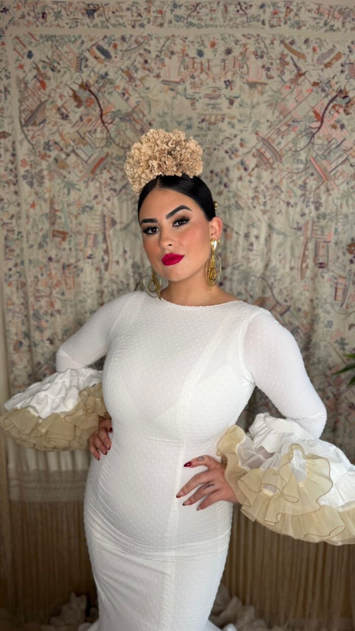 VESTIDO DE FLAMENCA MODELO RUMBA - Imagen 4