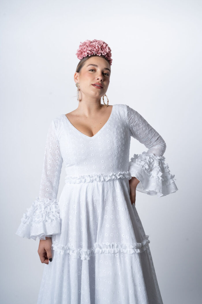 Traje de flamenca modelo Sarmiento