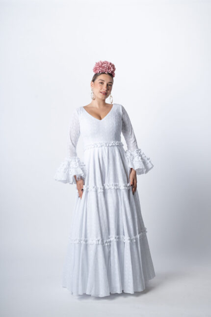 Traje de flamenca modelo Sarmiento