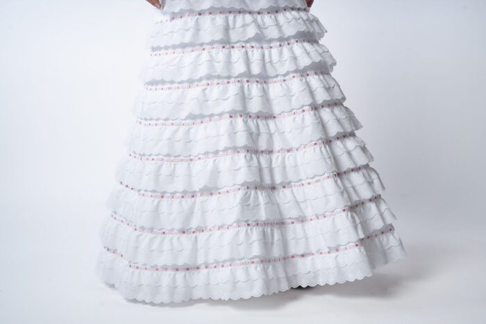 Vestido de flamenca Modelo Candelaria - Imagen 4