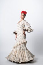 Vestido de flamenca Modelo Canela - Imagen 3