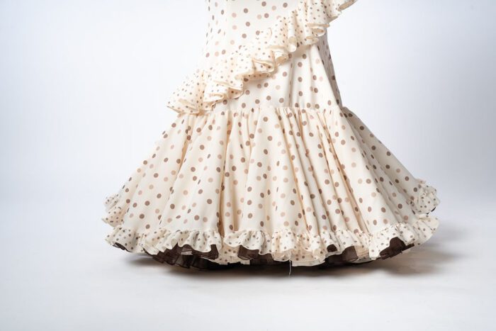 Vestido de flamenca Modelo Canela - Imagen 4