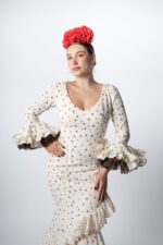 Vestido de flamenca Modelo Canela - Imagen 5